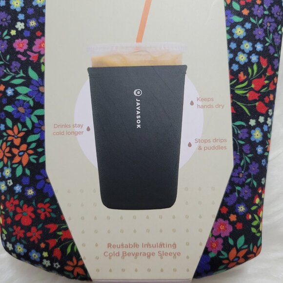 Java Sok Floral Drink Sleeve - Picture 4 of 6